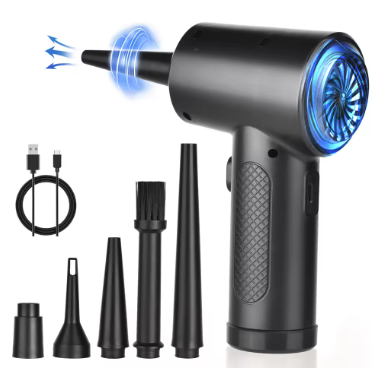 Portable Electric Air Duster for PC & Keyboard Cleaning