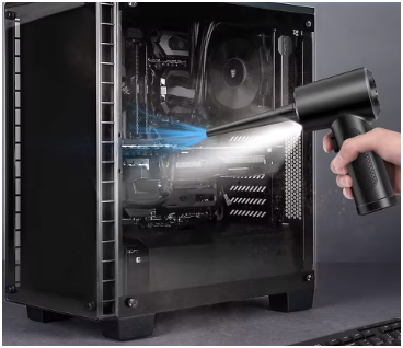 Portable Electric Air Duster for PC & Keyboard Cleaning